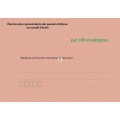 Enveloppes d'acheminement et d'identification élection conseil d'école recto verso