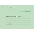 Enveloppes d'acheminement et d'identification élection conseil d'école recto verso