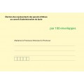 Enveloppes d'acheminement et d'identification élection conseil d'administration du lycée recto verso