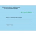 Enveloppes d'acheminement et d'identification élection conseil d'administration du lycée recto verso