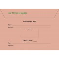 Enveloppes d'acheminement et d'identification élection conseil d'administration du lycée avec adresse établissement