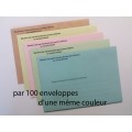 Enveloppes d'acheminement et d'identification élection conseil d'école recto verso