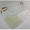 Urne de vote transparente 150 électeurs en plexiglas