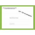 Enveloppes d'acheminement élection au conseil d'administration du lycée recto verso